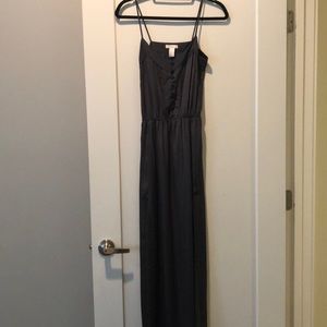 Beautiful blue silk maxi dress